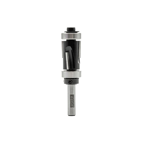 Torquata Twin Cut Dual-Bearing Router Bit trimming excess material on timber and laminates