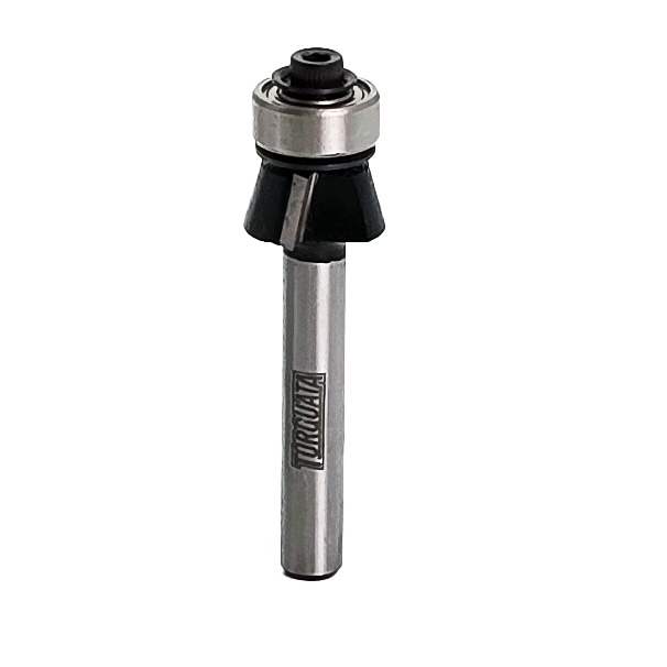 Torquata 15 Degree Bevel Trim Router Bit for precise laminate bevels
