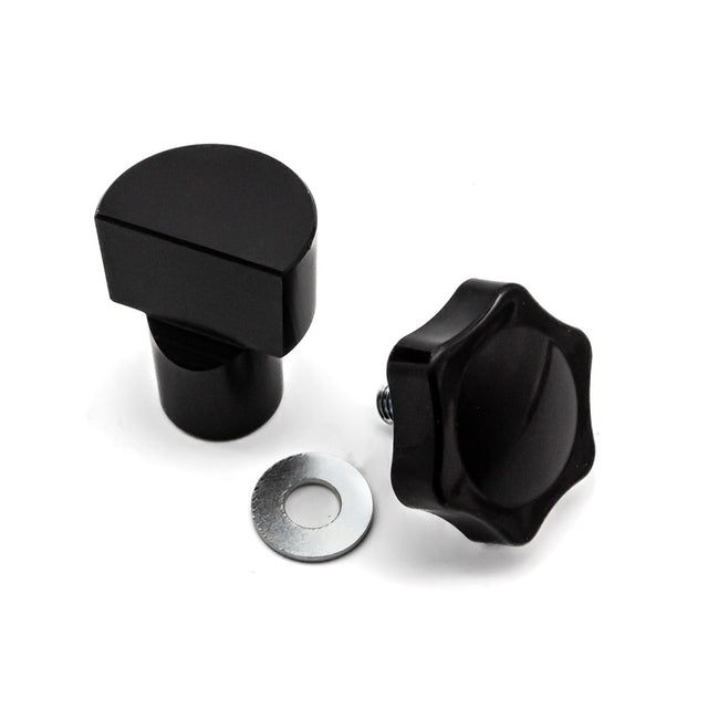 Torquata Bench Dog 20mm Post with Locking Knob in anodised alloy, ideal for woodworking bench