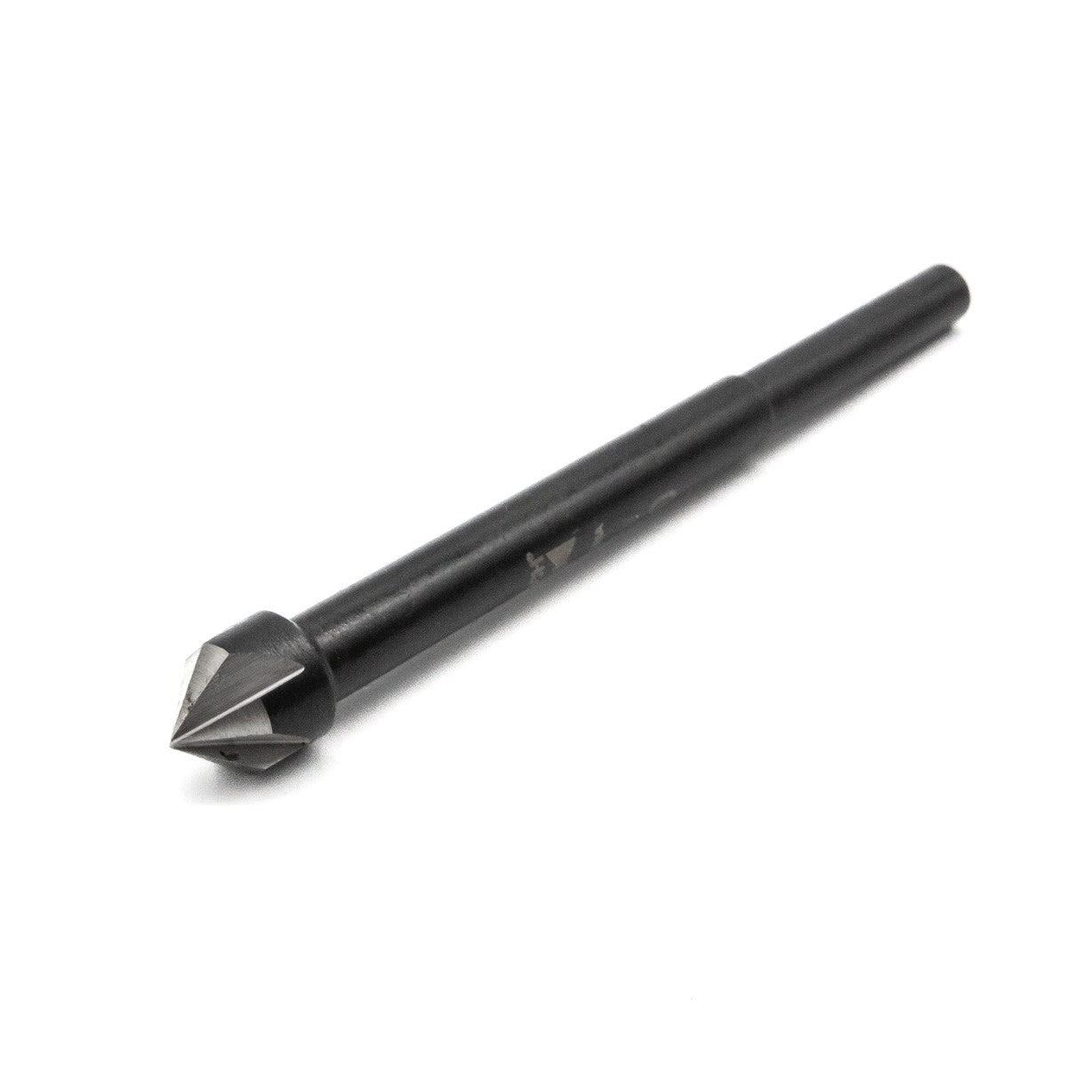 Fisch Rose Head Countersink Drill Bits - Hardened steel bits for chamfering drilled holes. Professional woodworking tools