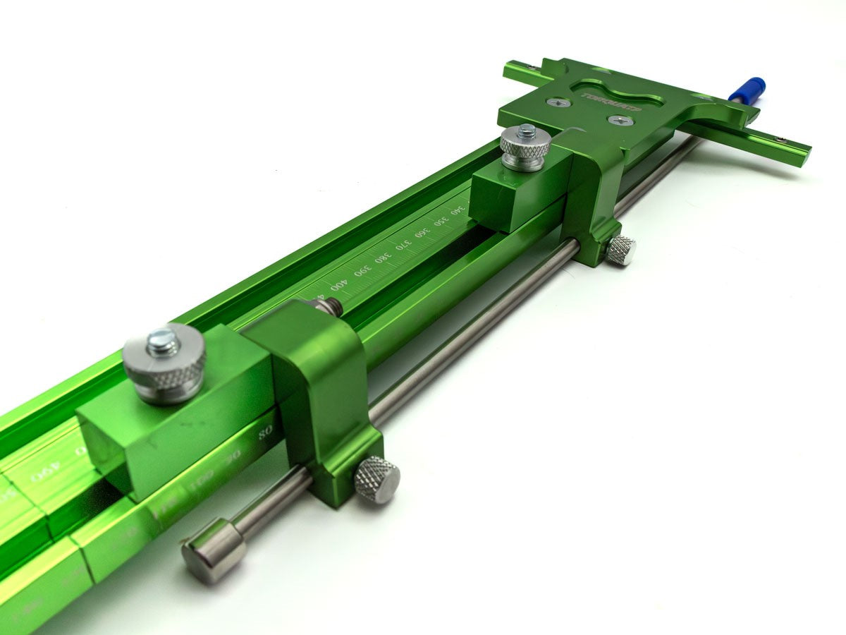 Torquata Parallel Arm System on Track Saw Guide Rail for Makita, Triton