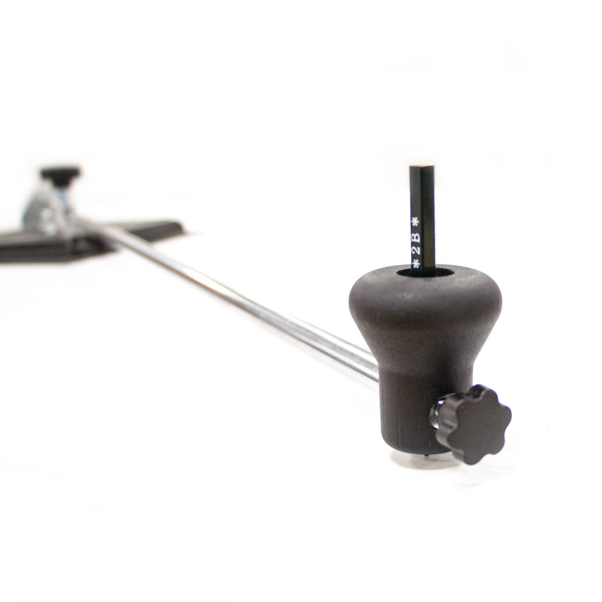 Router jig creating perfect ellipses and circles with precision, attached to plunge router