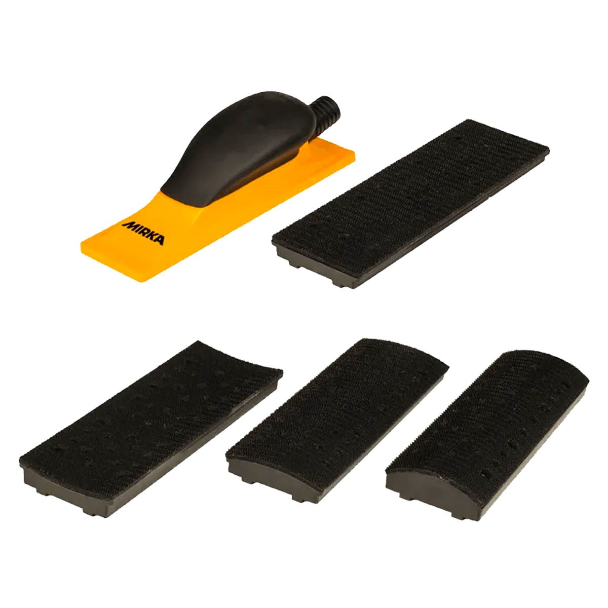Mirka Hand Sanding Block Kit, 70 x 198mm, versatile sanding solution for woodworking enthusiasts and pros