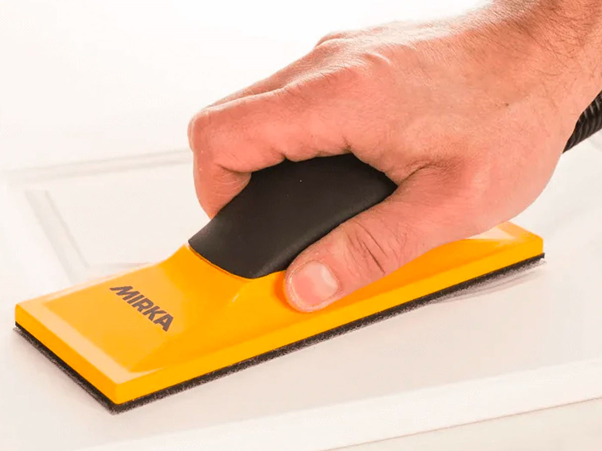 Mirka Hand Sanding Block Kit, high-quality woodworking tool for enthusiasts and pros