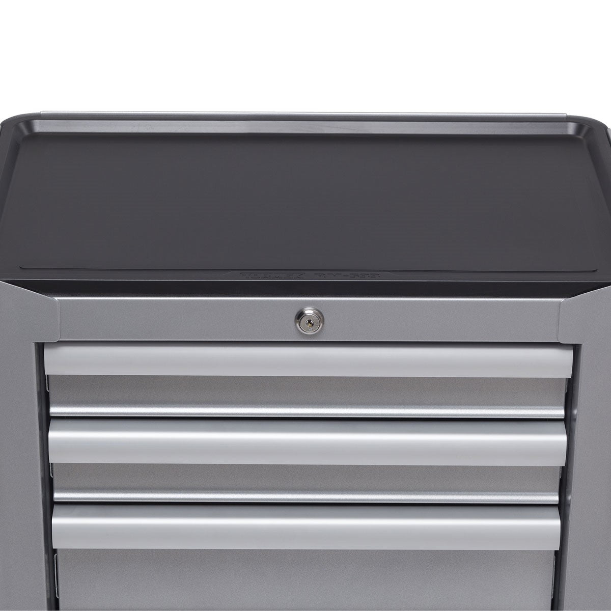 Tormek Sharpening Work Station Six Drawer, top view showing spacious storage drawers and sturdy construction