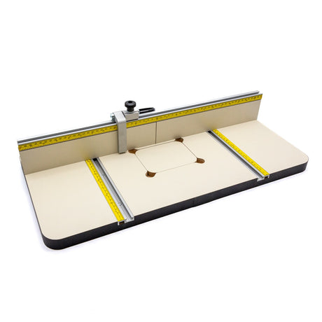 Sherwood Drill Press Table Kit demonstrating flat, straight reference surfaces for precise drill press work