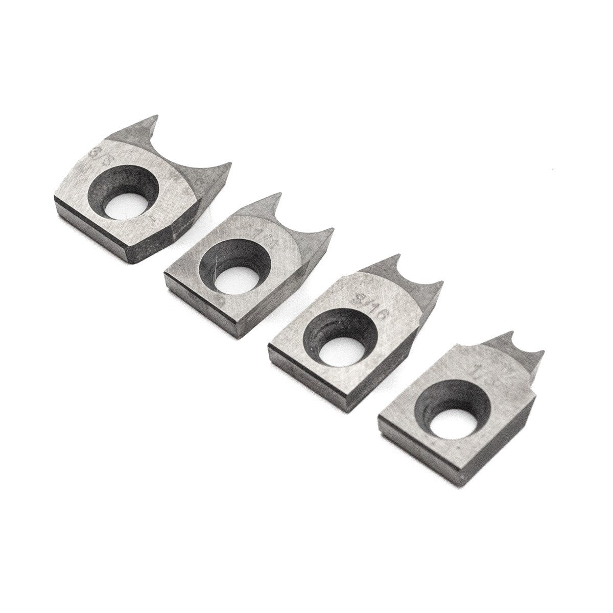 Easy Wood Tools Beading Negative Rake Carbide Cutter in action on lathe