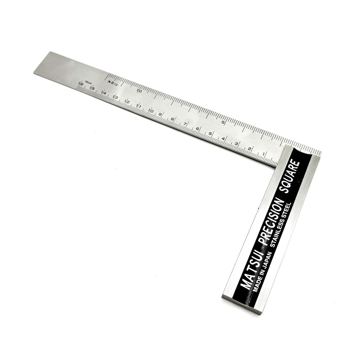 Matsui 200mm Stainless Steel Precision Square Metric & Kakume Scales for woodworkers seeking precision