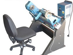 Vicmarc VL200S Sit Down Wood Lathe adjustable stand mount 2HP EVS front view Australia