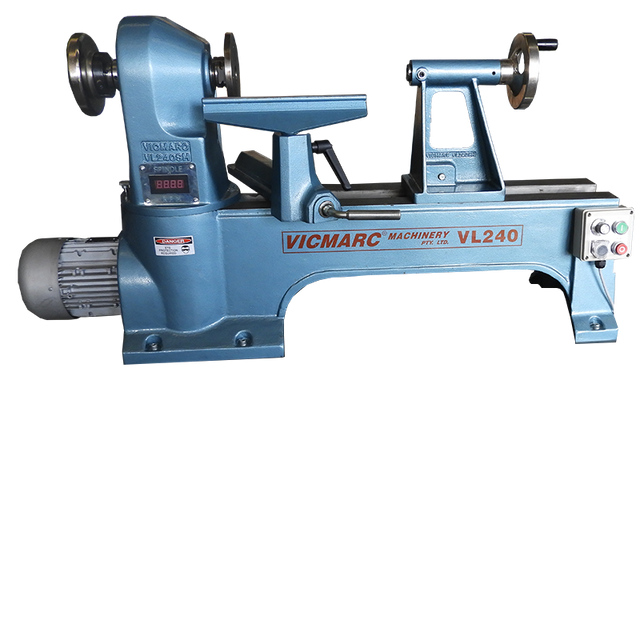 Vicmarc VL240 Bench Mount Wood Lathe with Swivel Head Feature - Australian-made quality craftsmanship