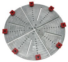 Vicmarc Bowl Jaws for VM 90/100: Adjustable jaws for re-chucking bowls, with soft plastic stoppers for secure mounting