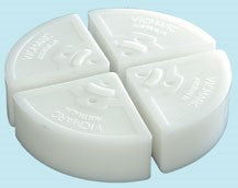 Vicmarc Plastic Jaws 125mm for VM90/100 Chuck on wood lathe, turning Acetyl material with turning chisels