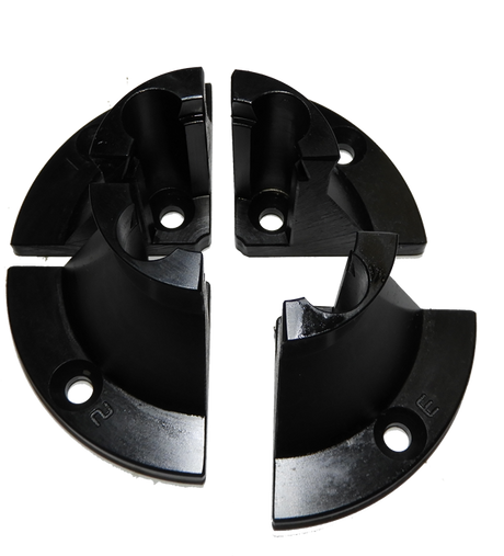 Vicmarc Long Nose Jaws for VM120/150 Chuck providing improved access for turning serviette rings and remounting rough turned work