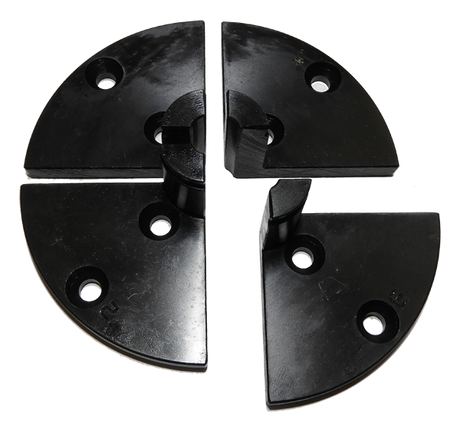 Vicmarc Pin Jaws for VM120/150 lathe, designed for precise and secure holding of small spindle work like chess pieces and salt/pepper shakers