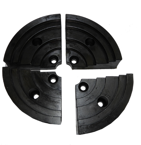 Vicmarc Step Jaws for VM120/150 Chuck in use on wood lathe