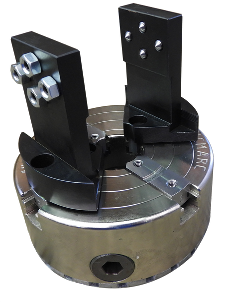 Vicmarc Pipe Jaws for VM120/150 Chuck clamping square wood sections for woodworking lathe projects