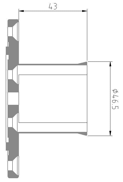 Vicmarc Pen Blank Jaws for VM120/150 Chuck clamping pen blank squares for drilling on wood lathe