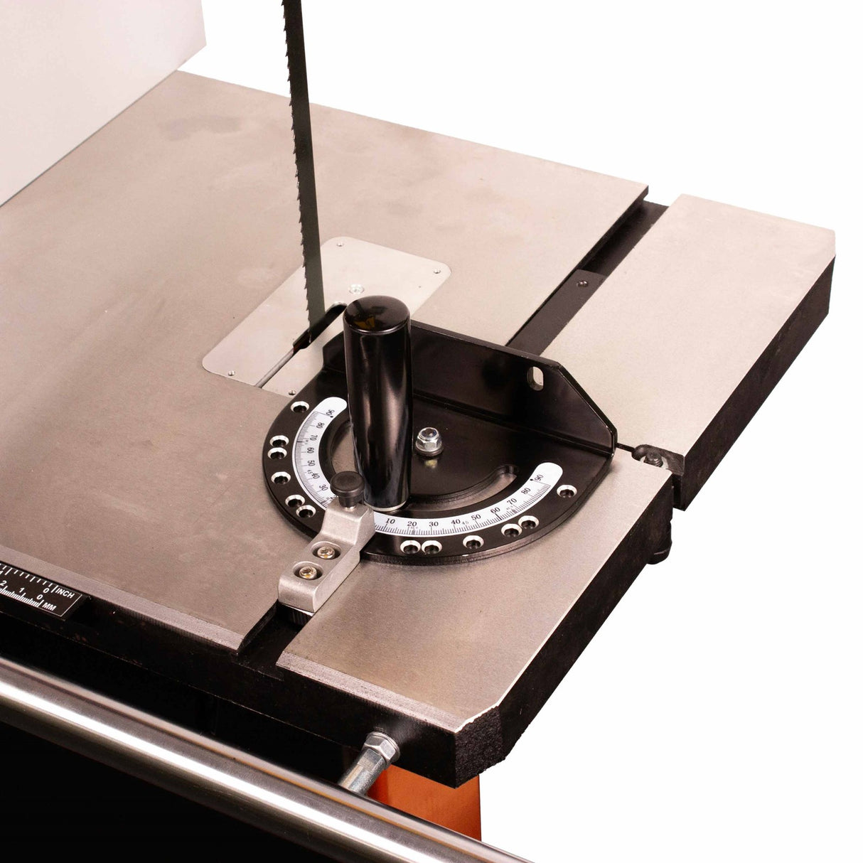 Sherwood 14in Deep Rip Bandsaw in action, demonstrating precise resawing capabilities