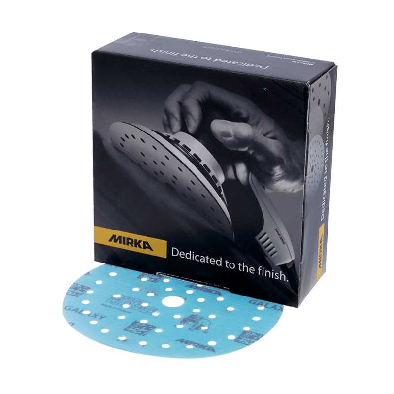 Mirka Galaxy Sanding Discs 125mm - Pack of 50, woodworker's essential for precise sanding tasks