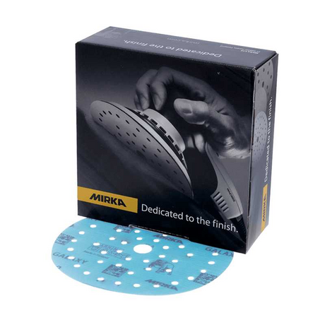 Mirka Galaxy Sanding Discs 125mm - Pack of 50, woodworker's essential for precise sanding tasks