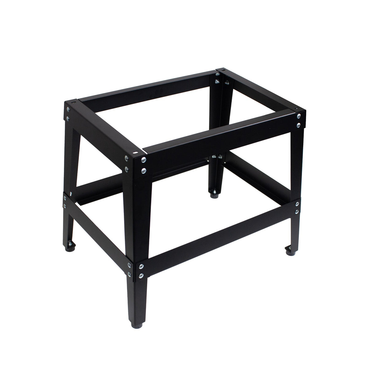 Sherwood Steel Pedestal Stand for Benchtop Router Tables in workshop setting