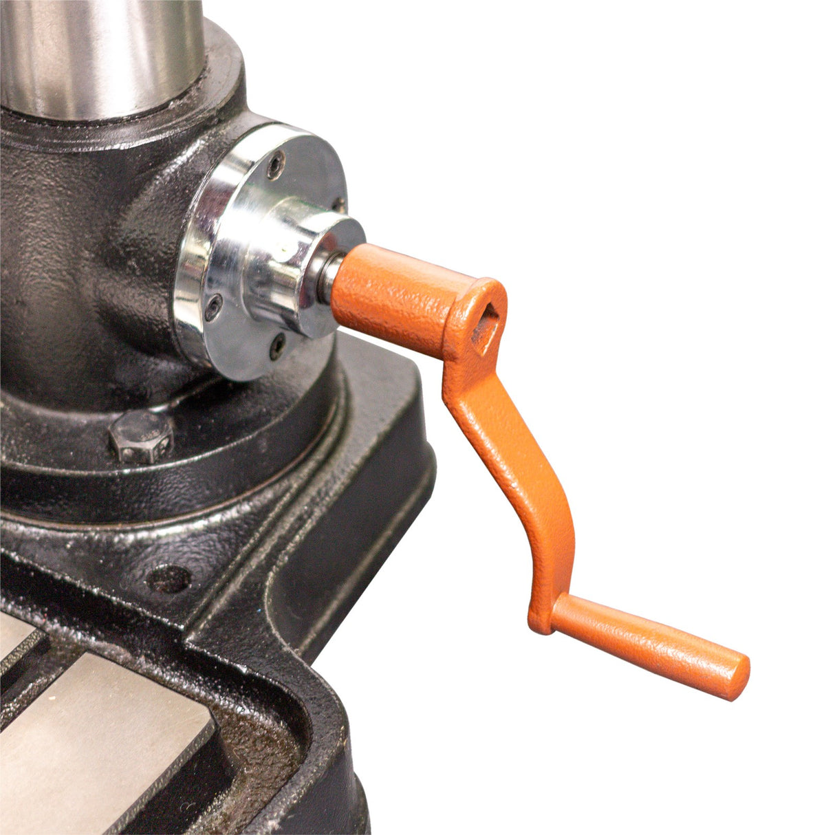 Sherwood Precision Benchtop Drill Press 550W in use on timber material