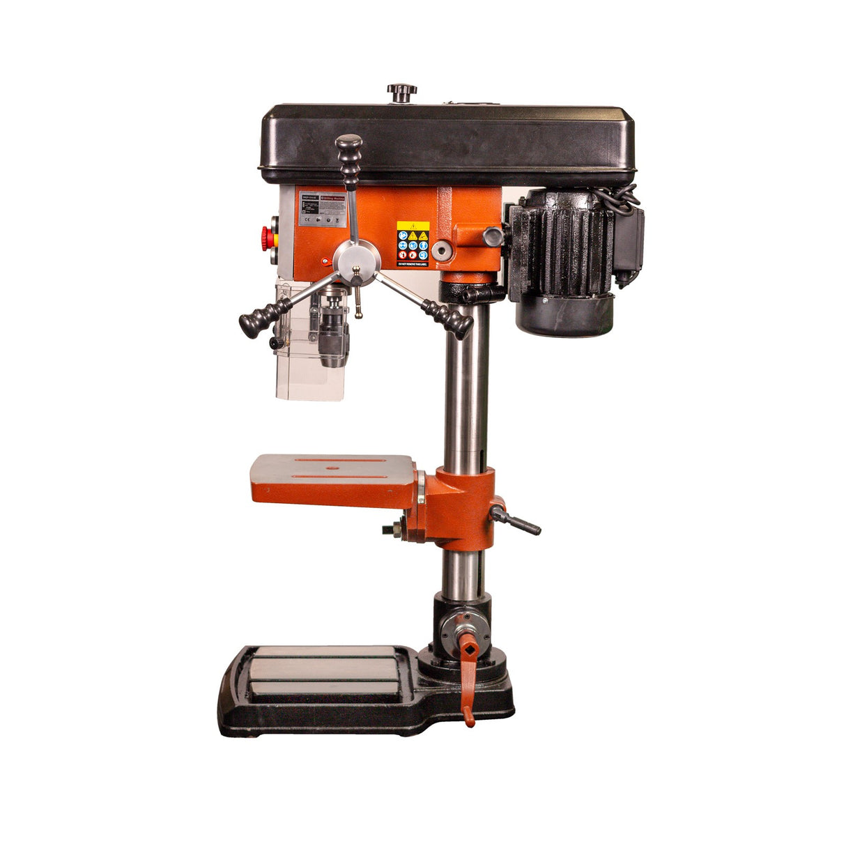 Sherwood Precision Benchtop Drill Press 550W in use with materials