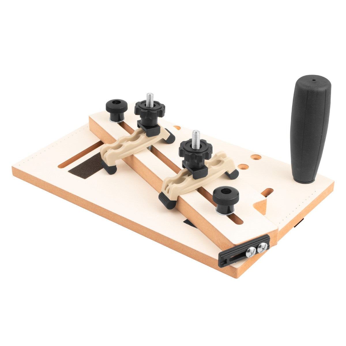 Small Parts Taper Jig for Table Saws on 3/4in Mitre Bar cutting precise tapers for furniture design