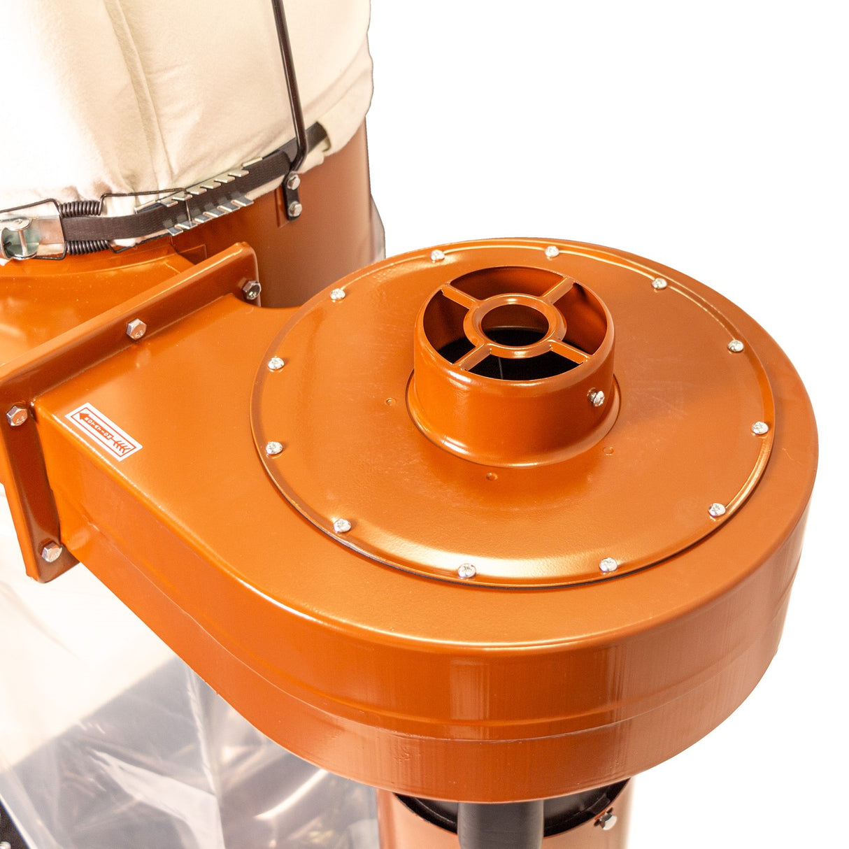 Sherwood 1HP Dust Extractor in compact work space with durable design