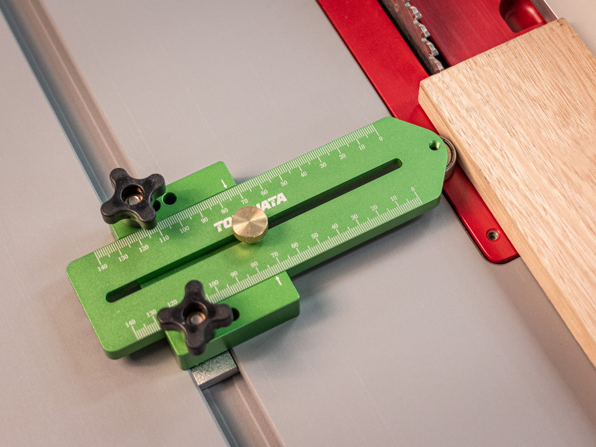 Torquata Thin Ripping Jig on Table Saw Mitre Track - Safer, Accurate, & Faster Thin Strip Ripping