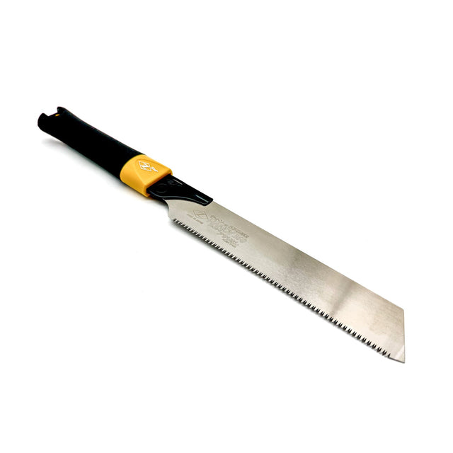 Zetsaw 150mm Japanese flush cut hand saw showing medium tooth pitch for fast, scratch-free flush cutting in all timbers