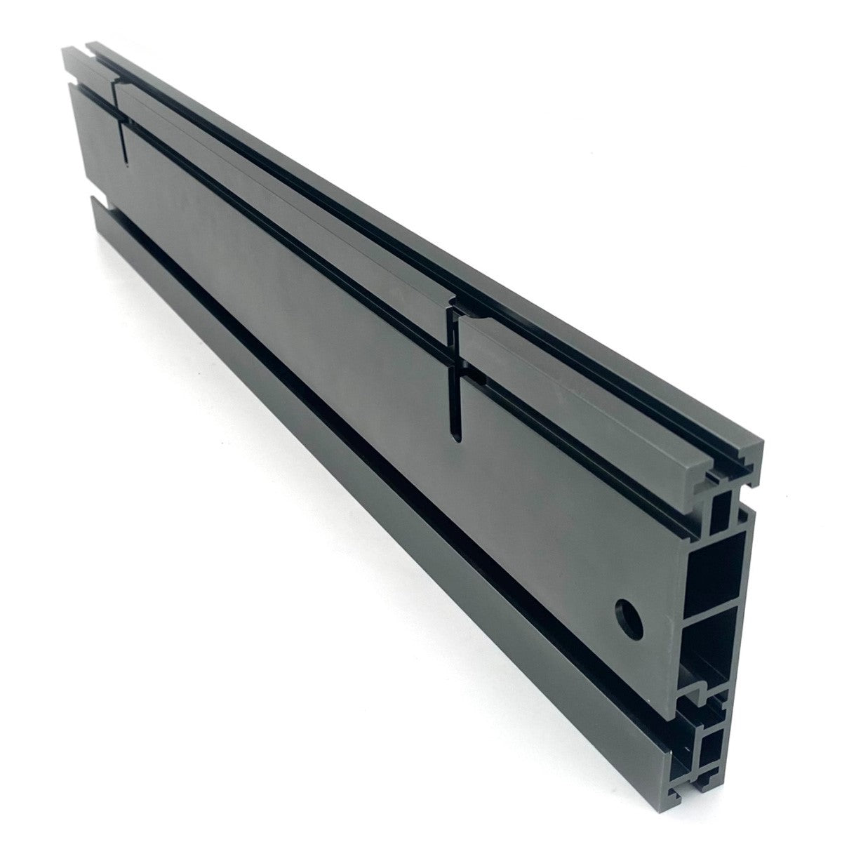 24in BOW XT XTENDER Fence for precise table saw control, showing additional length and height options