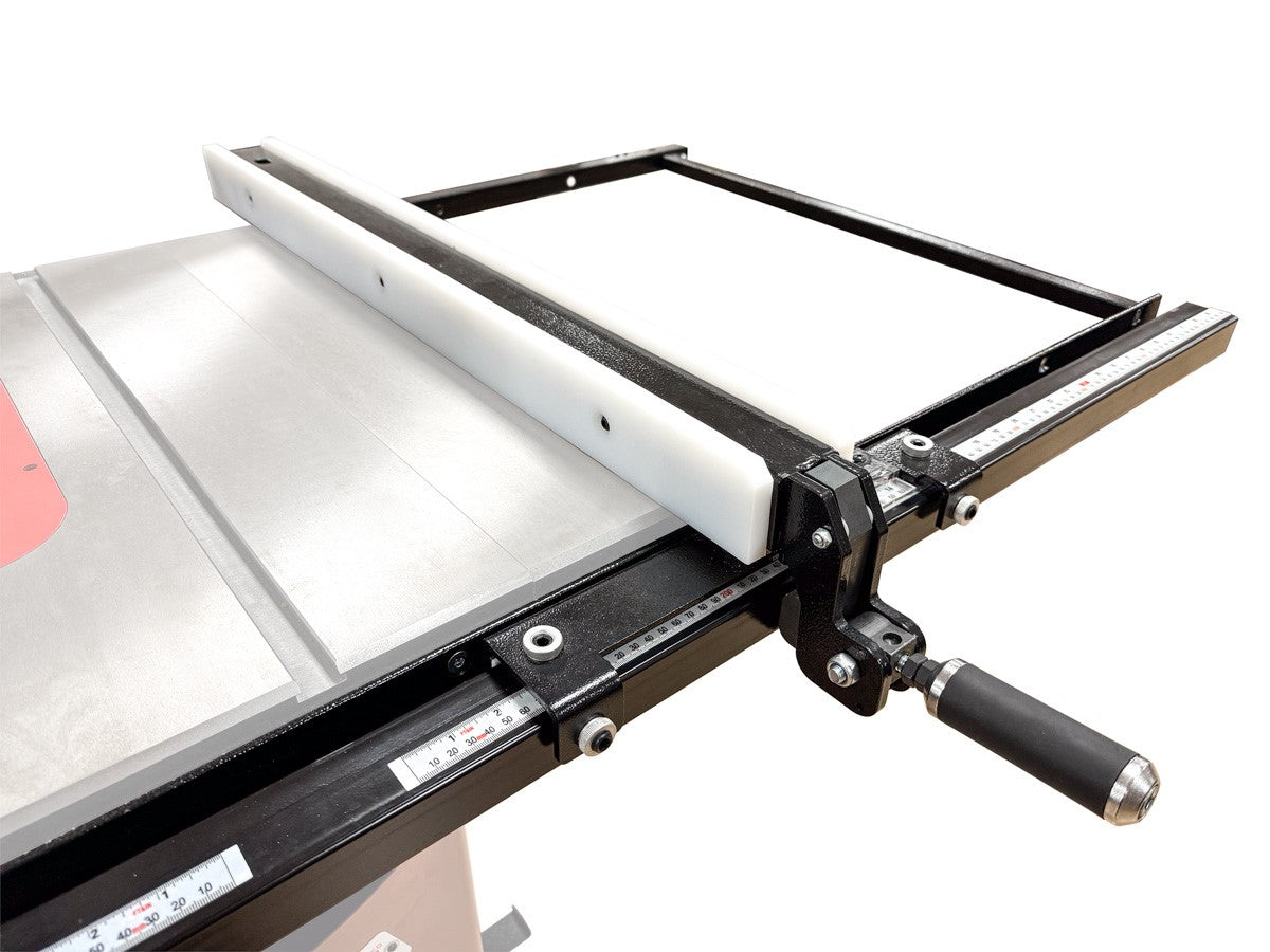 Sherwood Aftermarket Table Saw Fence 850mm Arm 1480mm Rail in Australian workshop setting