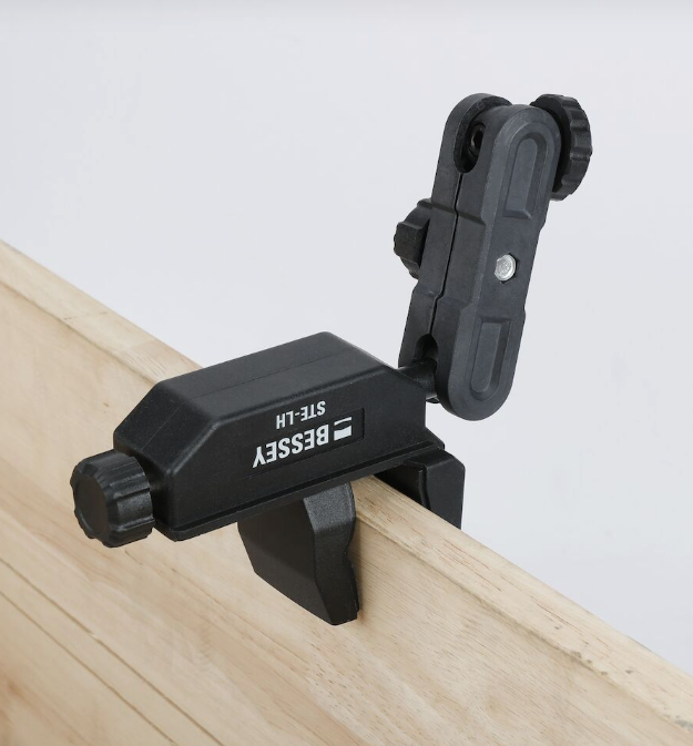 Bessey Multi Function Laser Fixture Clamp On Support angled view