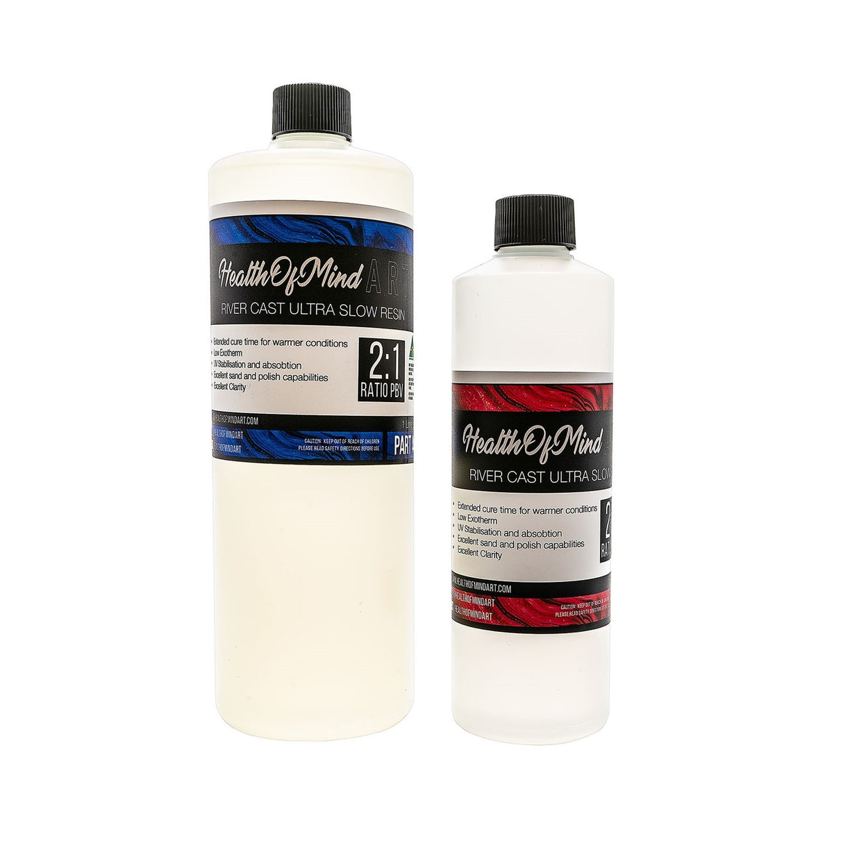 Clear epoxy resin deep casting for river tables and embedding, low viscosity with superior air release