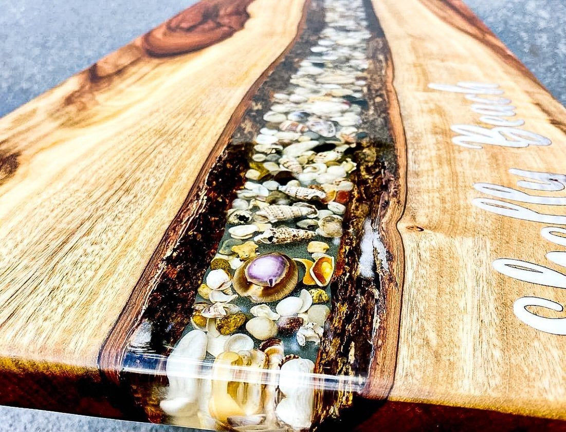 Health of Mind Art River Cast Clear Epoxy - Low viscosity deep casting resin with superior air release, ideal for river tables