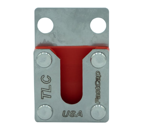 FastCap TLC Tool Lock Bench Mount securely attaches tools to vertical surfaces for easy access