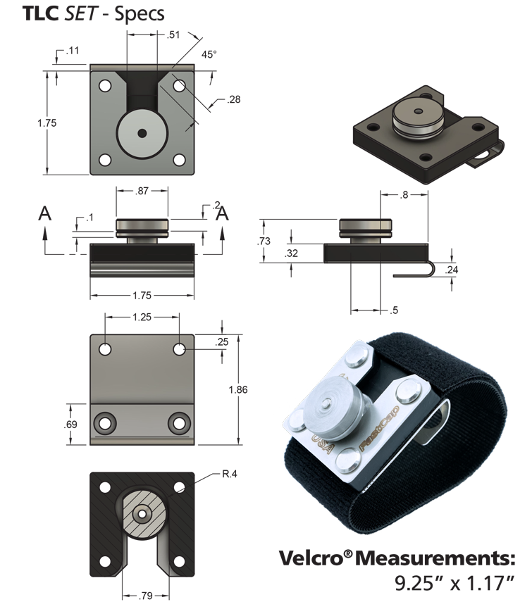 FastCap TLC Tool Holder Set - Installing Cam Insert into TLC slot, ensuring secure tool attachment