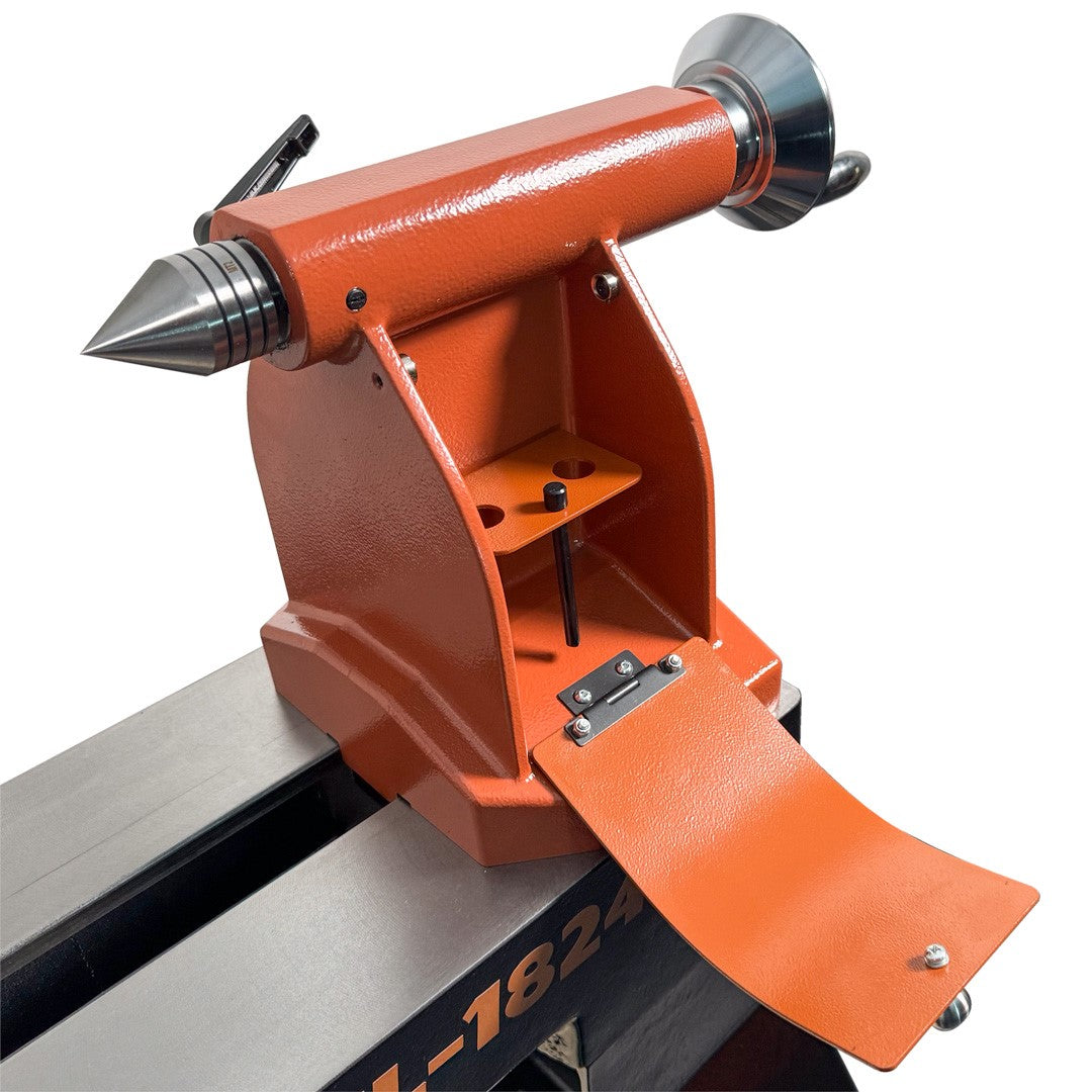 Sherwood Maxi 460mm Swing Lathe showcasing innovative outboard turning feature