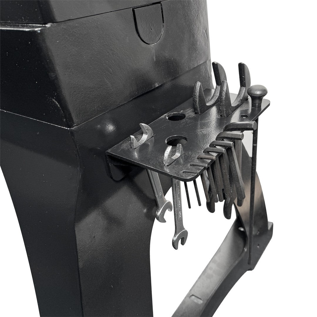 Sherwood Maxi 400mm Swing Wood Lathe with Motorised Bed, ideal for compact workshops and large spindle capacity