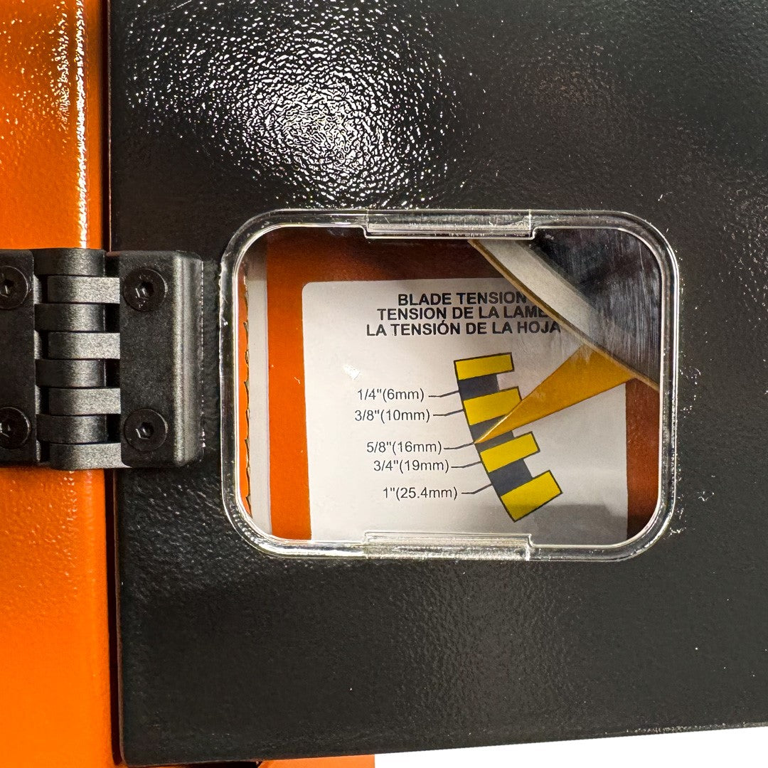 Sherwood 14in Heavy-Duty Bandsaw in action, cutting through wood