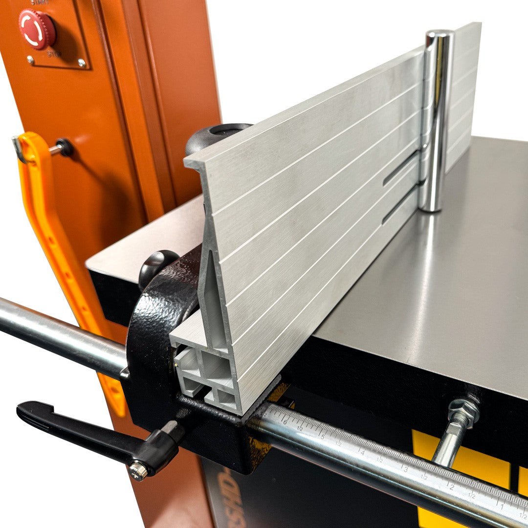 Sherwood 18in Heavy-Duty Bandsaw in action, showcasing precision and power for woodworking tasks