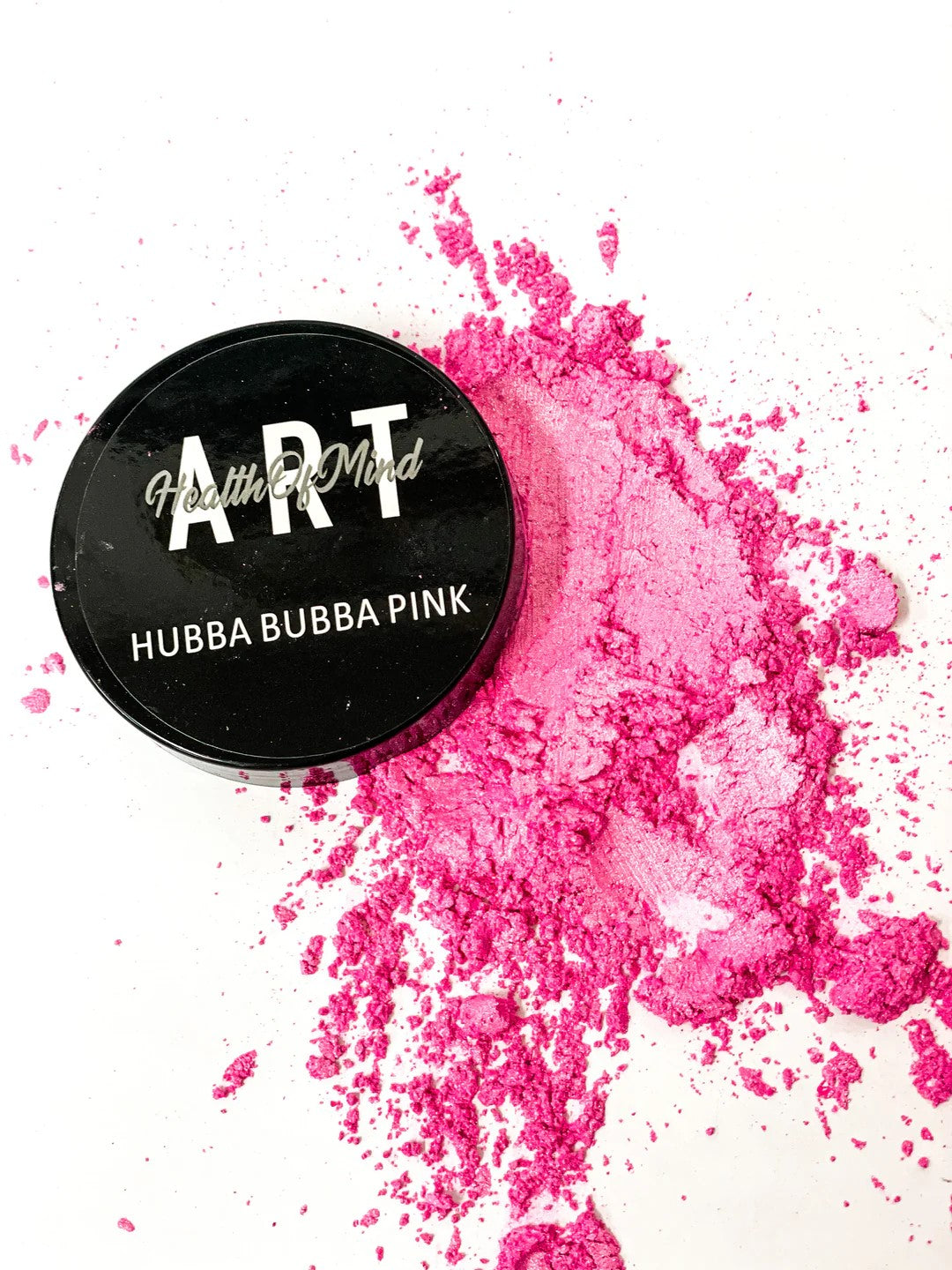 Health of Mind Art Hubba Bubba Pink 50g Mica Powder for Epoxy Resin Australia Woodworking Tools Store