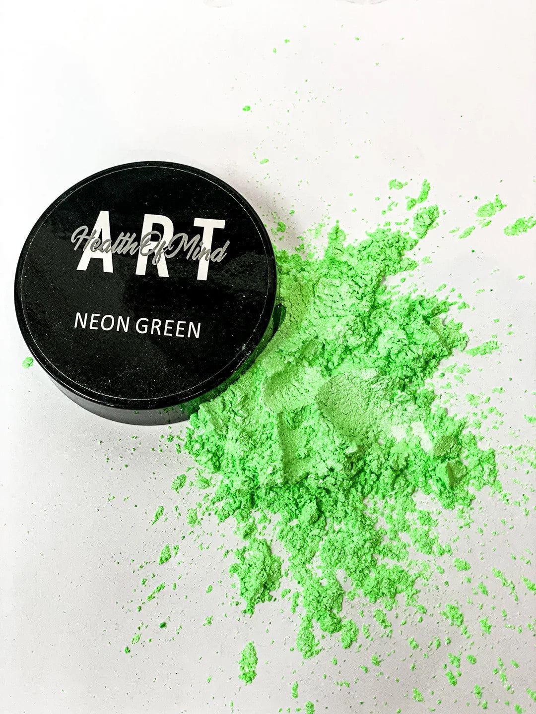 Neon Green Pearlescent Mica Powder for Epoxy Resin by Health of Mind Art, 50g - Australian Woodworking Tools Store