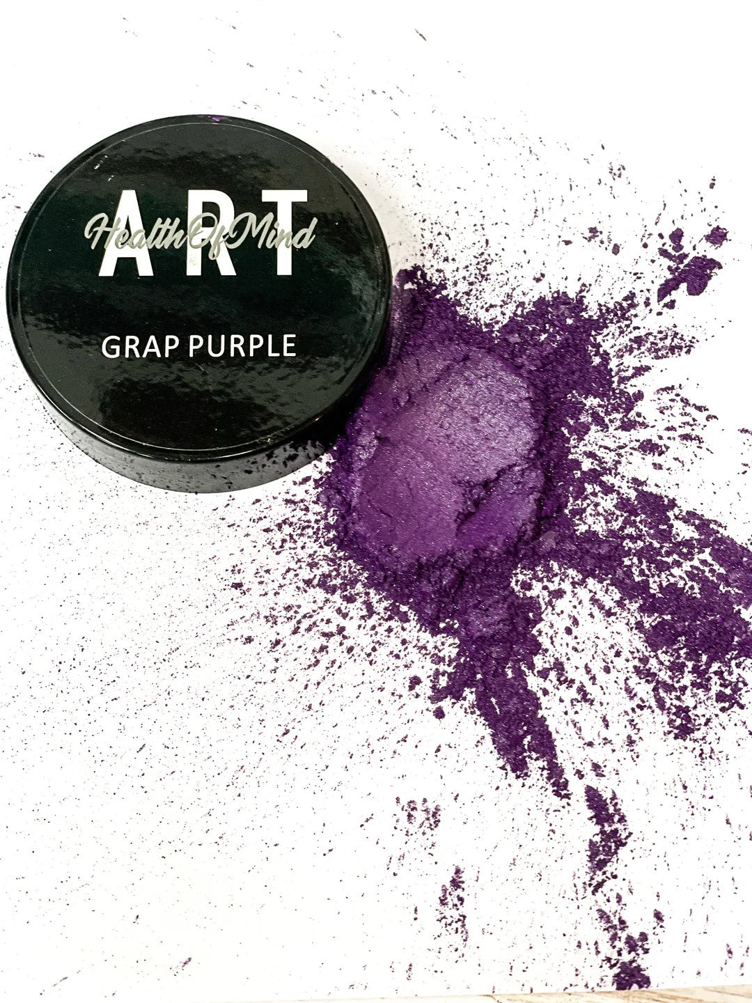 Pearlescent Grape Mica Powder for Epoxy Resin, ideal for creating stunning river tables