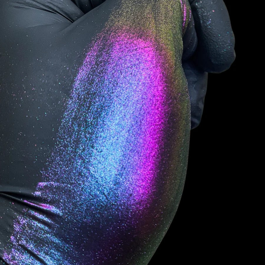 Fuschia Lake/Blue/Purple Chameleon Mica Pigment for Epoxy Resin detail shot