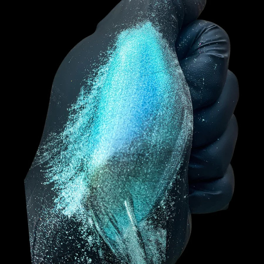 Australian woodworking tools store: Health of Mind Art Turquoise/Blue 1g Super Chameleon Mica Pigment for Epoxy Resin detail