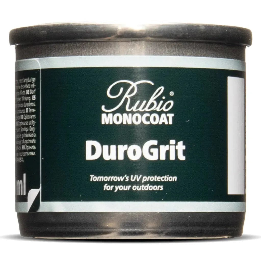 Rubio Monocoat DuroGrit Exterior Oil Finish in Green on Pine - 30ml bottle