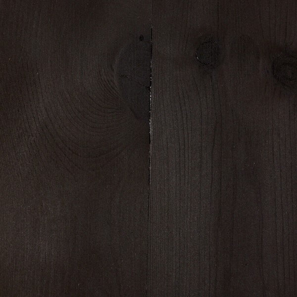 Rubio Monocoat DuroGrit Exterior Oil Finish in Saddle Black on Pine wood - sustainable and water-soluble protection