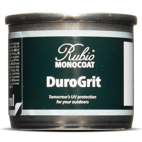 Rubio Monocoat DuroGrit Salinas Blue exterior oil finish on Pine wood sample